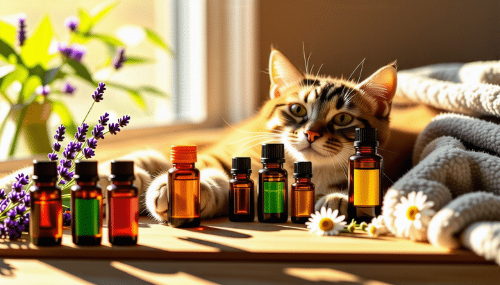 découvrez notre guide complet sur les huiles essentielles non toxiques pour les chats. informez-vous sur les huiles sûres à utiliser autour de votre félin et celles à éviter, pour garantir leur bien-être et leur sécurité. protégez votre compagnon à quatre pattes tout en profitant des bienfaits des huiles essentielles.
