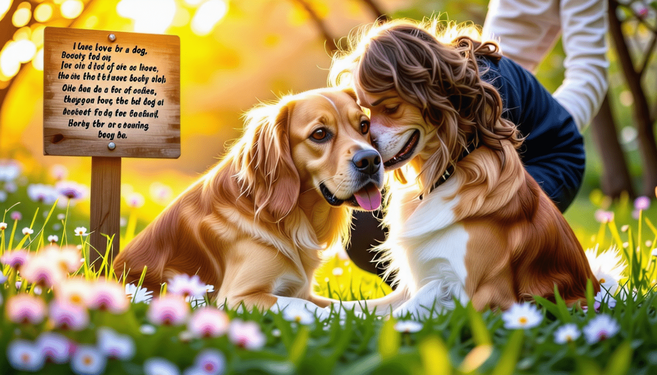 découvrez des poèmes touchants qui expriment l'amour inconditionnel que nous portons à nos amis à quatre pattes. explorez des vers émouvants qui célèbrent la fidélité et la joie qu'un chien apporte à notre vie.