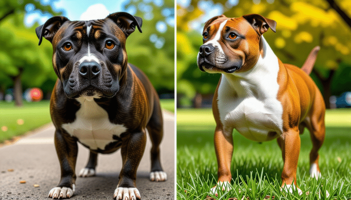 découvrez les principales différences entre l'american staffordshire terrier et le staffordshire bull terrier. apprenez leurs caractéristiques physiques, leurs tempéraments et leurs origines pour mieux comprendre ces deux races de chiens souvent confondues.