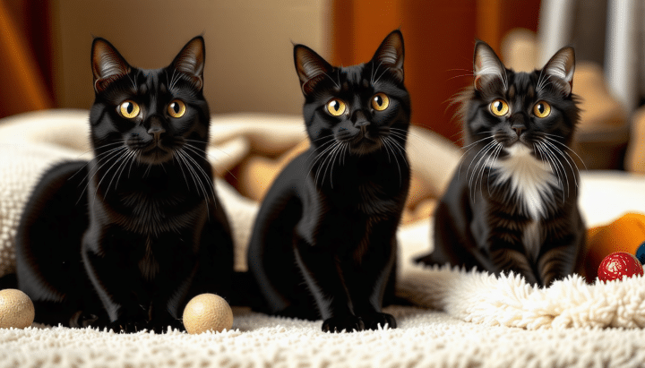 découvrez les races de chat noir les plus populaires, accompagnées de leurs caractéristiques uniques et de leur personnalité fascinante. apprenez à connaître ces félins mystérieux et charmants qui ont conquis le cœur de nombreux amoureux des animaux.