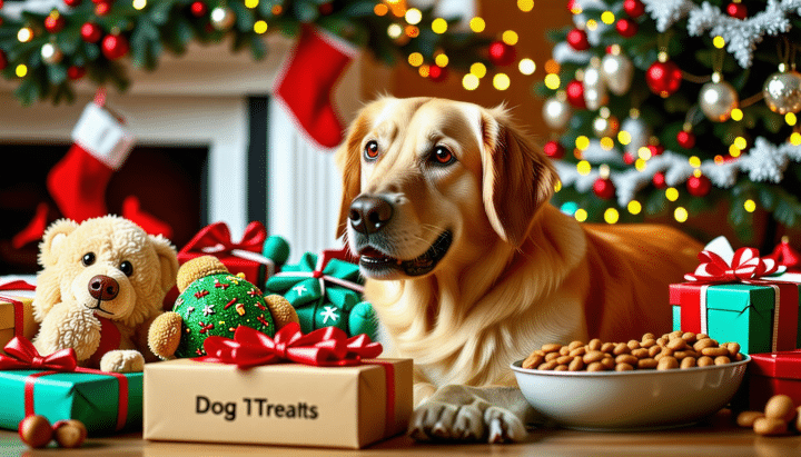 découvrez les meilleures idées de cadeaux de noël pour votre chien ! offrez-lui un présent qui lui fera réellement plaisir, qu'il s'agisse de jouets, de friandises ou d'accessoires. faites de ces fêtes un moment inoubliable pour votre compagnon à quatre pattes.
