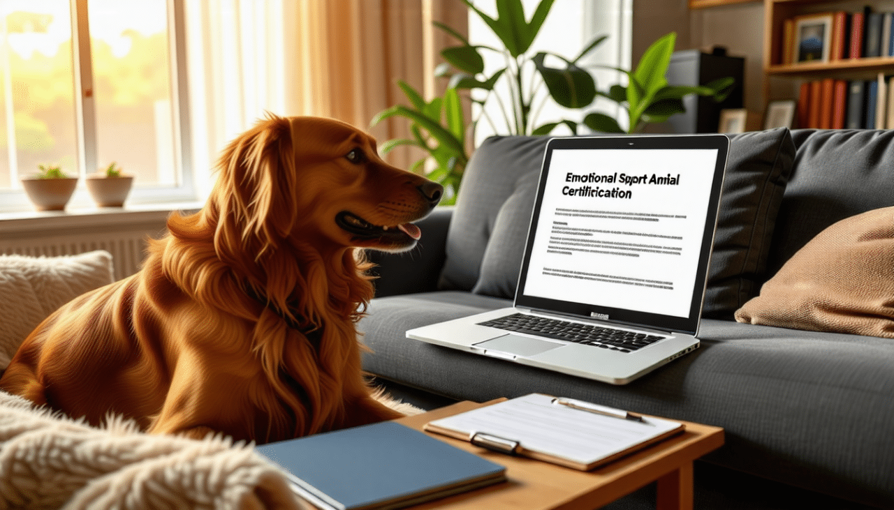 découvrez comment obtenir facilement un certificat de chien de soutien émotionnel. suivez nos étapes pratiques et conseils pour vous assurer que votre compagnon à quatre pattes soit reconnu comme un précieux soutien dans votre vie quotidienne.
