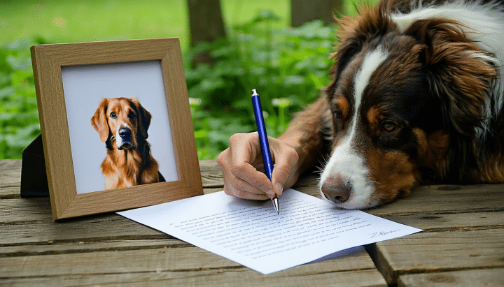 découvrez 10 belles citations touchantes pour exprimer votre chagrin et honorer la mémoire de votre fidèle compagnon. apportez réconfort et réminiscences à travers des mots qui célèbrent l'amour inconditionnel de votre chien.