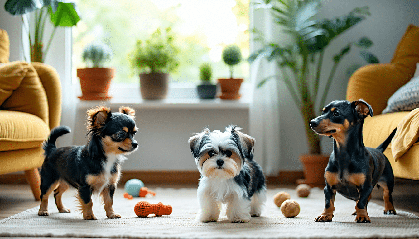 découvrez les 10 races de chiens les plus petites du monde, idéales pour la vie en appartement. apprenez comment ces compagnons compacts peuvent apporter de la joie et du réconfort, tout en s'adaptant parfaitement aux espaces réduits. chaque race a ses propres caractéristiques qui en font des choix parfaits pour les citadins.