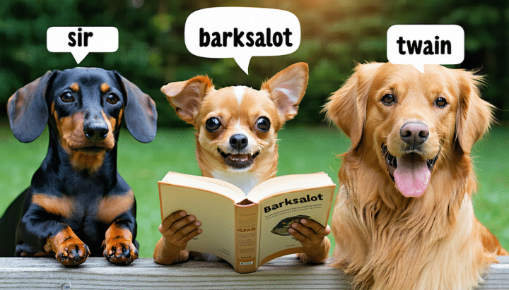 découvrez notre sélection hilarante de 20 idées de noms de chien commençant par la lettre t, inspirés par des jeux de mots amusants ! trouvez le nom parfait qui fera sourire vos amis et ajoutera une touche d'humour à la vie de votre fidèle compagnon.