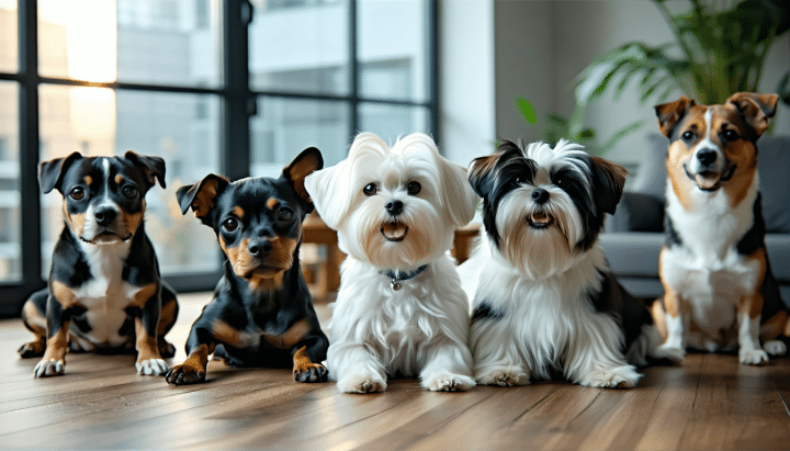 découvrez notre sélection des 10 races de chien idéales pour vivre en appartement. parfaites pour une vie urbaine paisible, ces compagnons à quatre pattes s'adaptent facilement aux espaces réduits tout en apportant joie et affection à votre quotidien.