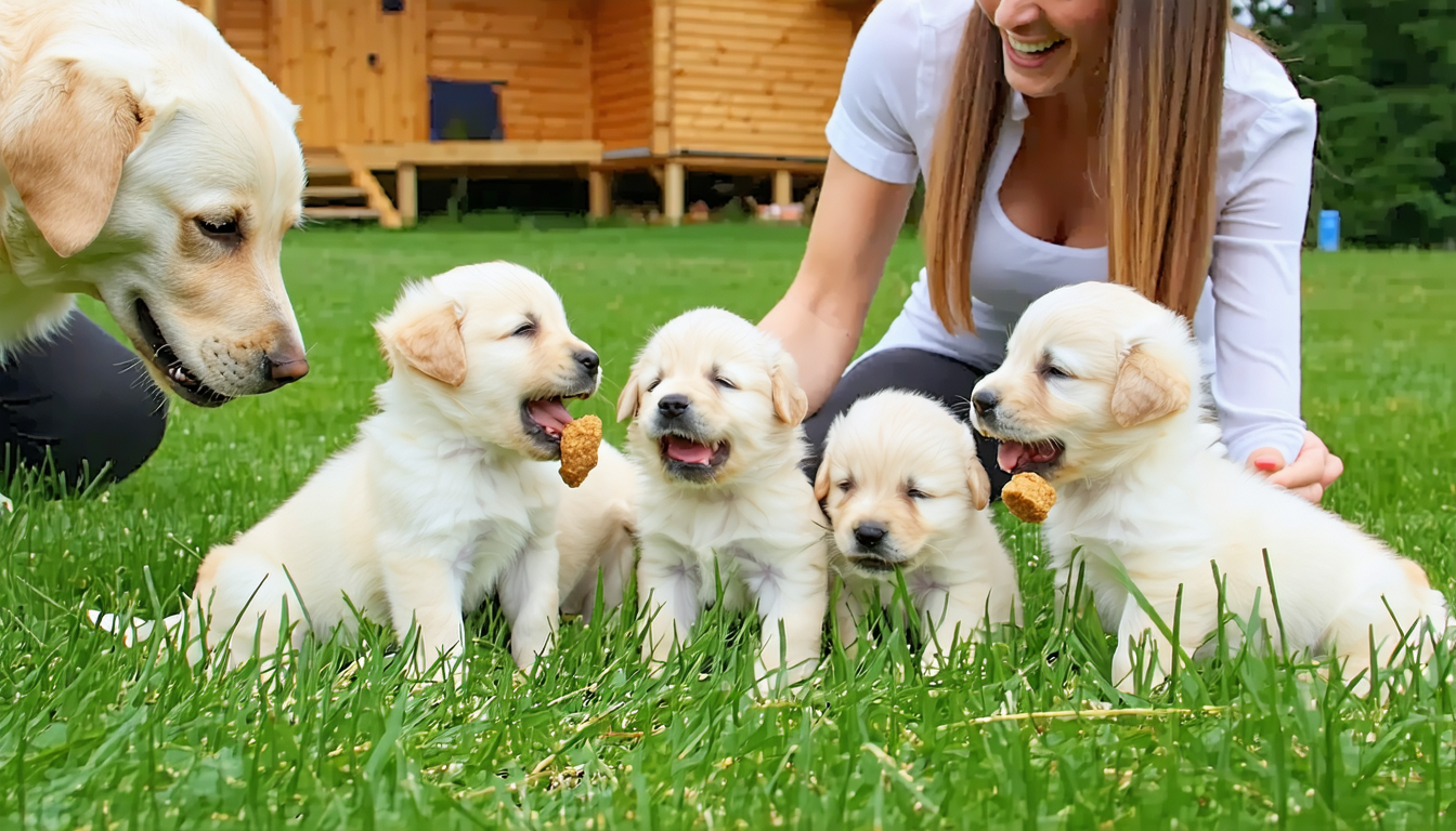 découvrez l'importance des soins et de l'éducation des chiots chez élevage golden retriever les amours du champ doré. offrez à votre futur compagnon une croissance saine et équilibrée grâce à nos conseils et notre expertise.