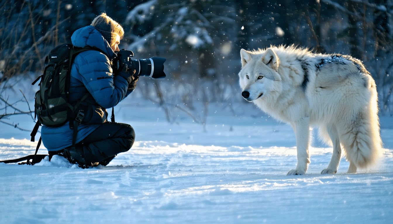 plongez dans l’univers fascinant de vincent munier qui part à la rencontre du loup blanc, offrant une immersion exceptionnelle au cœur de la vie sauvage et des paysages arctiques.