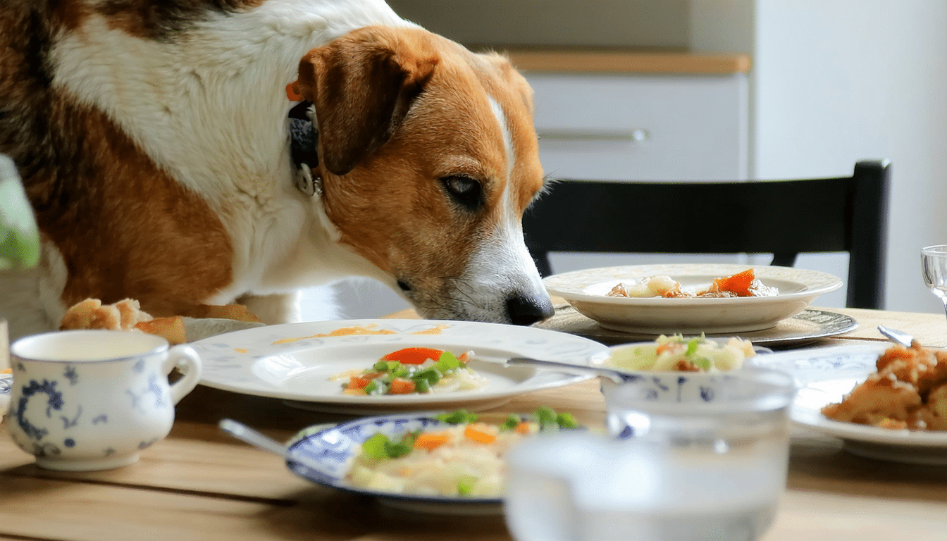 découvrez des astuces efficaces pour empêcher votre chien de voler la nourriture à table. apprenez des méthodes simples et bienveillantes pour corriger ce comportement et profiter de repas tranquilles en famille.