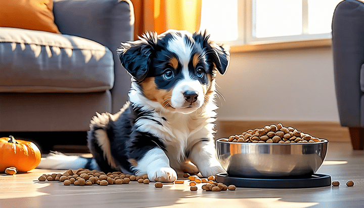 découvrez quelle quantité de croquettes donner à un chiot berger australien de 3 mois pour assurer sa croissance et sa santé. conseils d'alimentation adaptés et recommandations de vétérinaires pour bien nourrir votre compagnon.