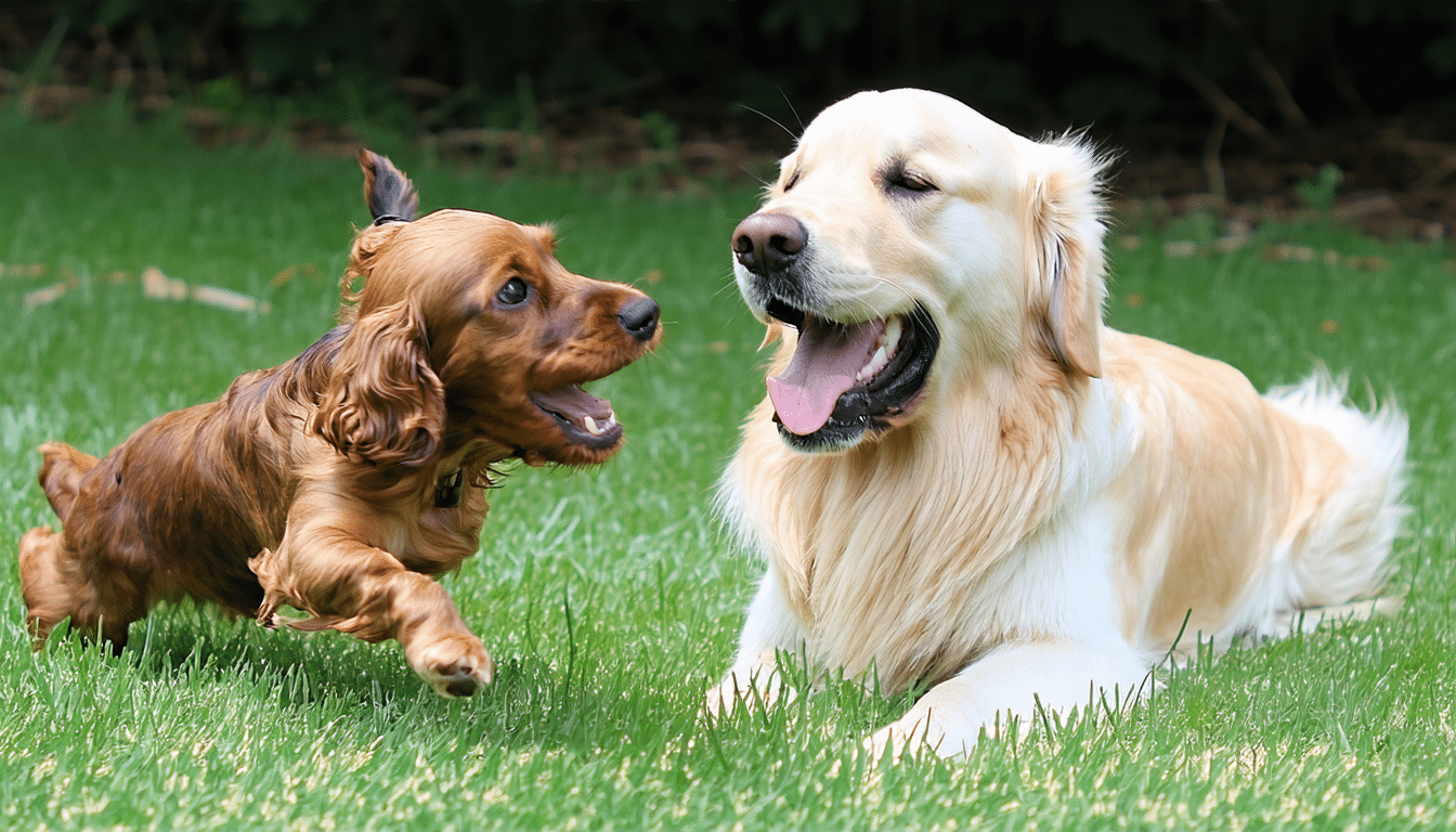 découvrez nos conseils pratiques pour prendre soin d’un cocker spaniel et d’un golden retriever à la fois : alimentation, éducation, jeux et harmonie au quotidien pour des chiens heureux et en bonne santé.