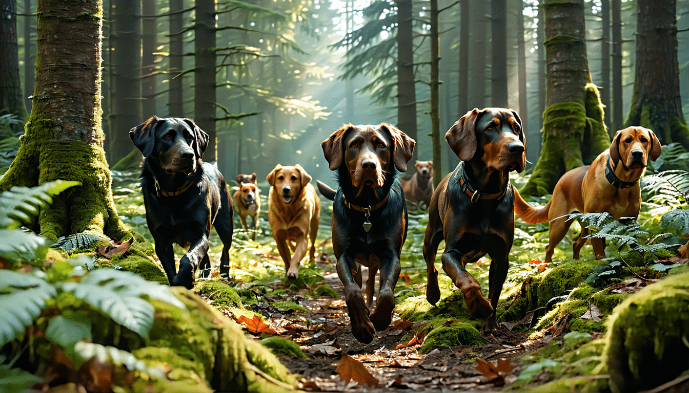 découvrez les meilleures espèces de chiens de chasse spécialement adaptées à la traque en milieu forestier dense, alliant endurance, flair et agilité pour une chasse réussie.