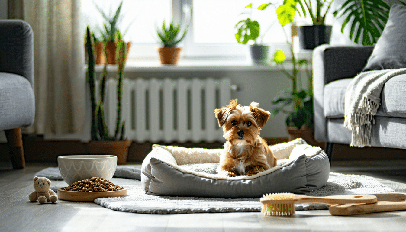 découvrez des conseils pratiques pour bien s'occuper d'un petit chien roux à poil court en appartement, incluant son alimentation, son exercice, et son bien-être au quotidien.