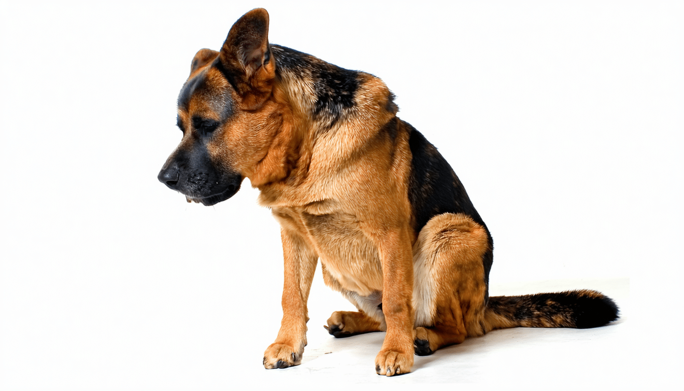 chien qui boite patte arrière