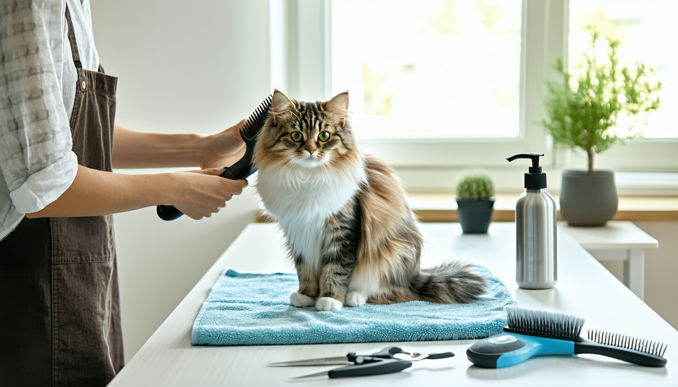 découvrez nos conseils pratiques pour organiser un toilettage à domicile pour votre chat en toute sérénité, garantissant confort et bien-être à votre animal.
