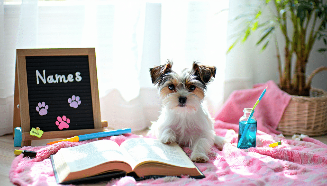 découvrez des conseils pour choisir un prénom original et adapté à votre petite chienne, qui reflète sa personnalité et sa taille.