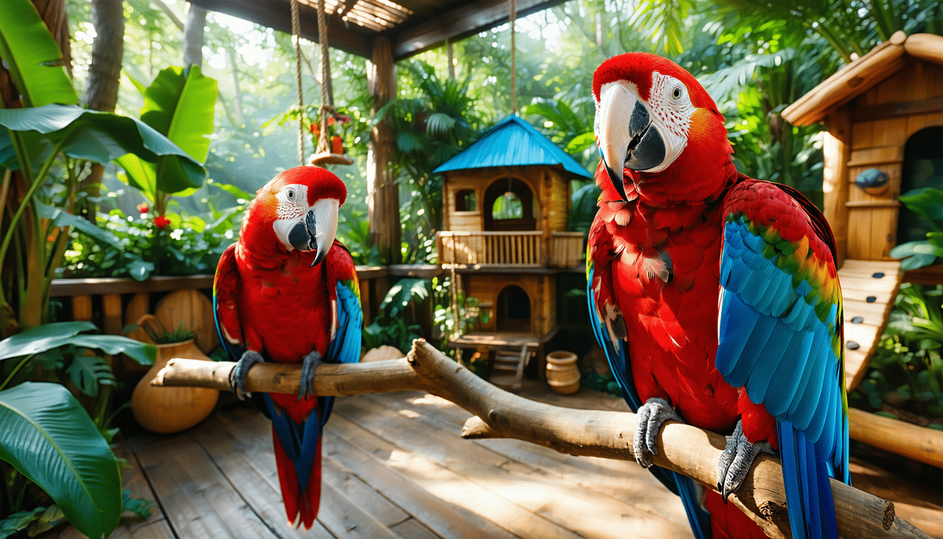 découvrez tout sur l'élevage et les soins des perroquets aras, pour une vie épanouie et colorée de vos oiseaux exotiques.