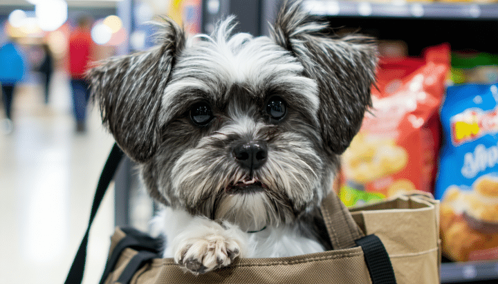 découvrez les conseils pratiques et les réglementations à connaître pour transporter votre chien dans un sac lors de vos visites en magasin.