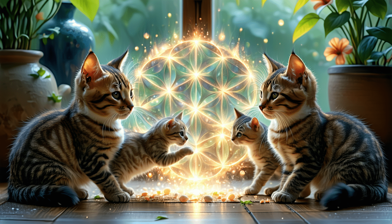 explorez comment la fleur de vie influence et reflète les comportements des chats domestiques, offrant une nouvelle perspective sur leur psychologie et leurs interactions.