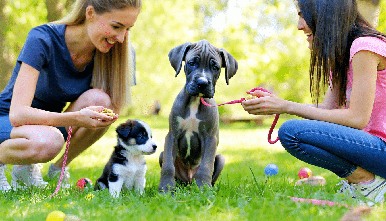 découvrez nos conseils essentiels pour bien socialiser un chiot dogue allemand de 3 mois et assurez-lui un développement équilibré et heureux.