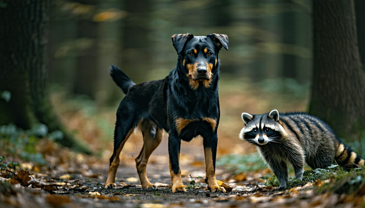 découvrez comment le chien noir et feu devient un partenaire idéal pour une chasse efficace au raton laveur grâce à ses compétences et son agilité exceptionnelles.