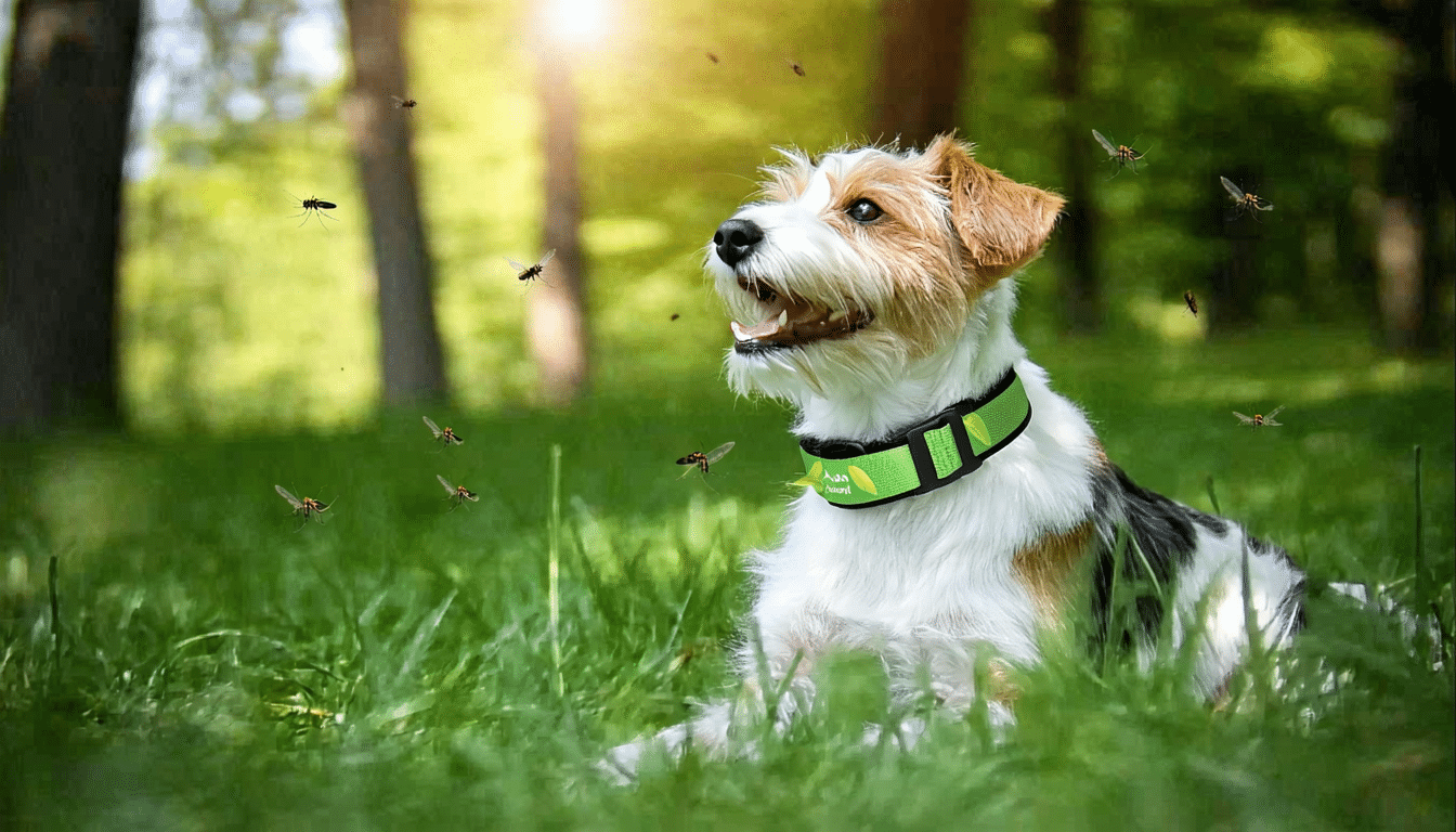 découvrez notre collier pour chien à la citronnelle, une solution naturelle et douce pour éloigner efficacement les nuisibles tout en protégeant votre compagnon.