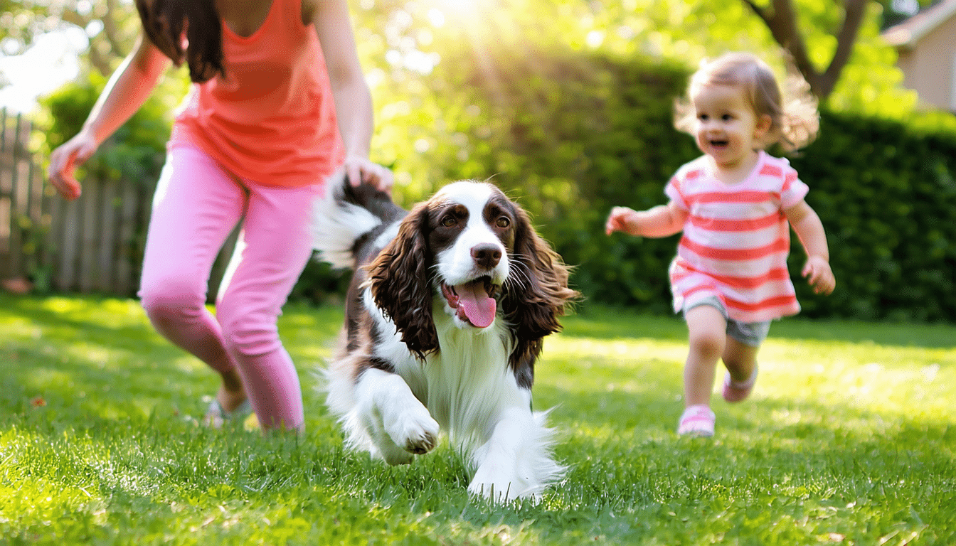 découvrez quelle race de chien commençant par la lettre e est parfaite pour les familles avec des enfants, alliant douceur, énergie et convivialité.