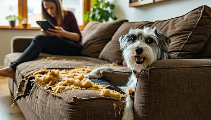 découvrez comment réagir si votre chien a mangé votre canapé, avec des solutions pratiques et des conseils sur les questions d'assurance à connaître.