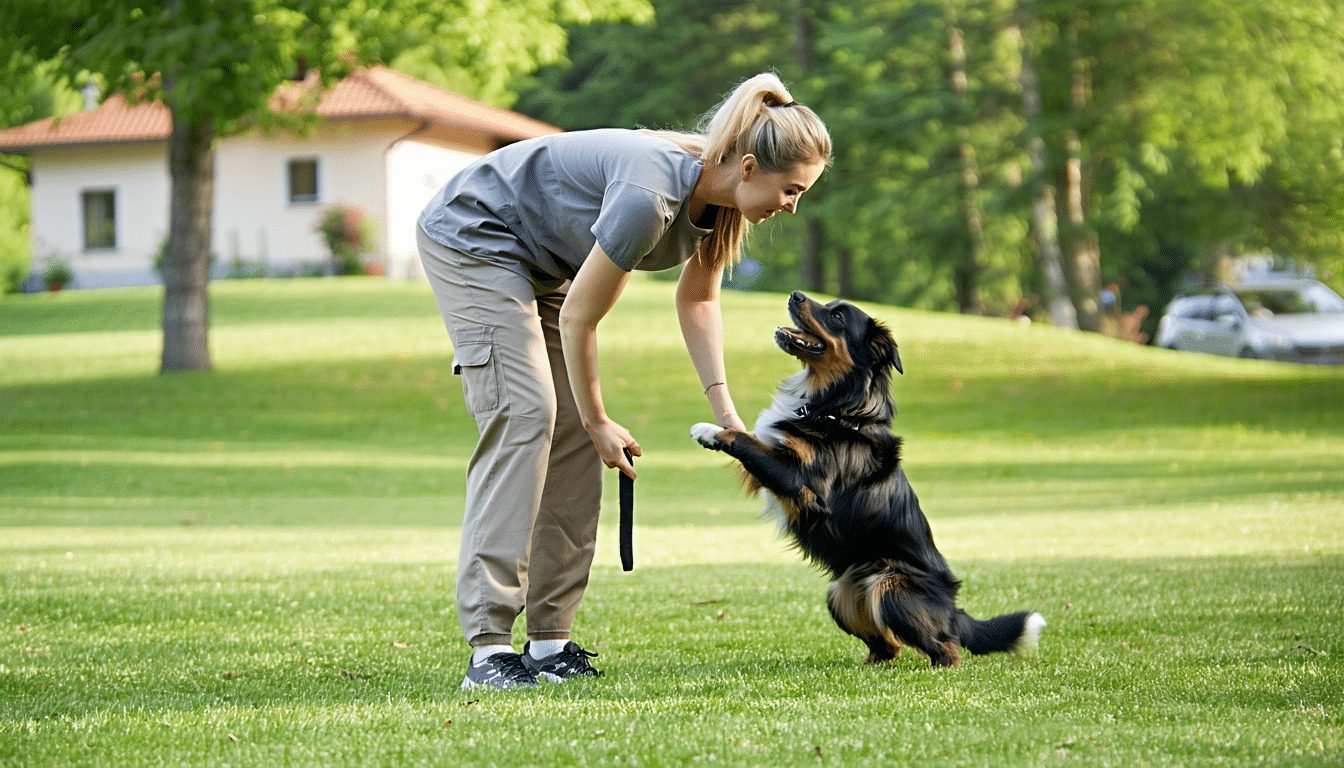 découvrez comment dénicher un dresseur canin expert près de chez vous pour apprivoiser et éduquer efficacement un chien réactif.
